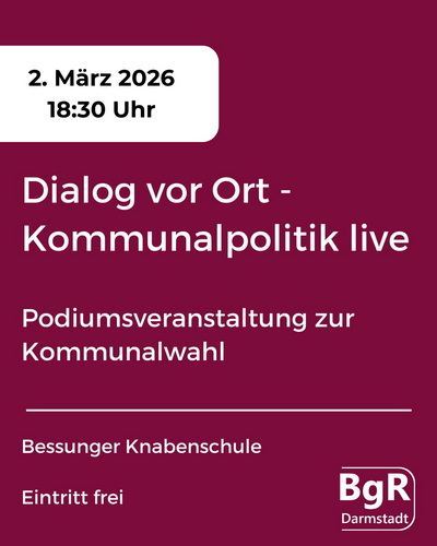 Dialog vor Ort | Kommunalpolitik live